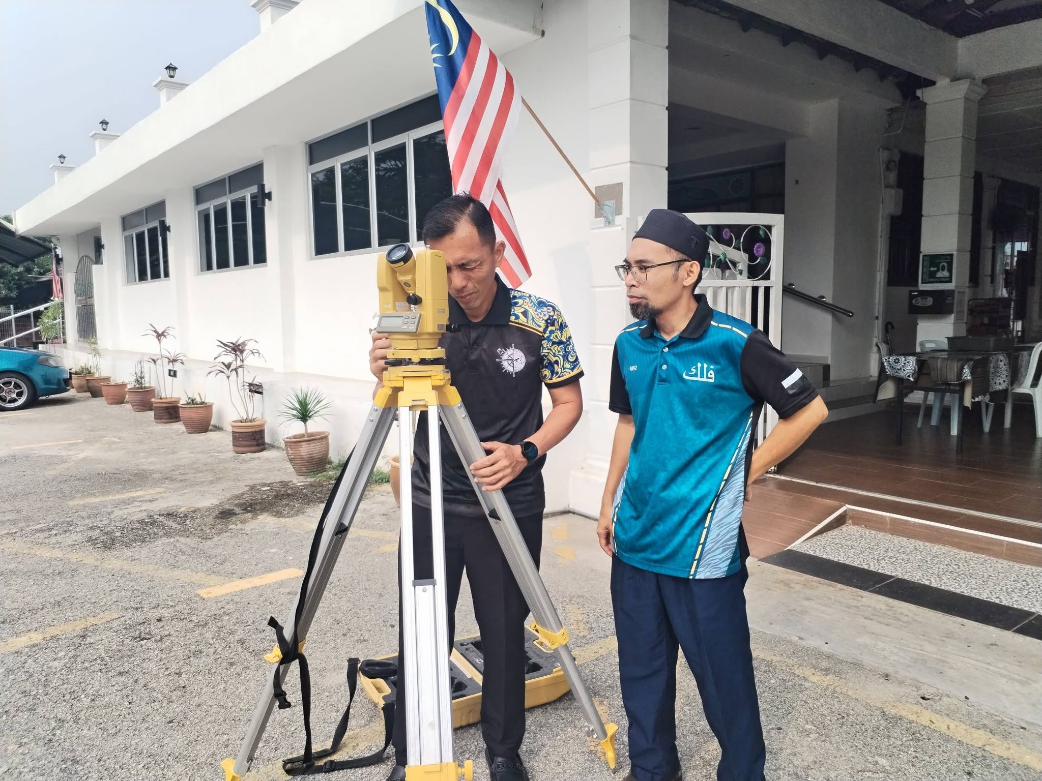 Semakan Arah Kiblat  Surau Kebenaran Jumaat (SKJ) al-Ikhwan Bukit Setongkol