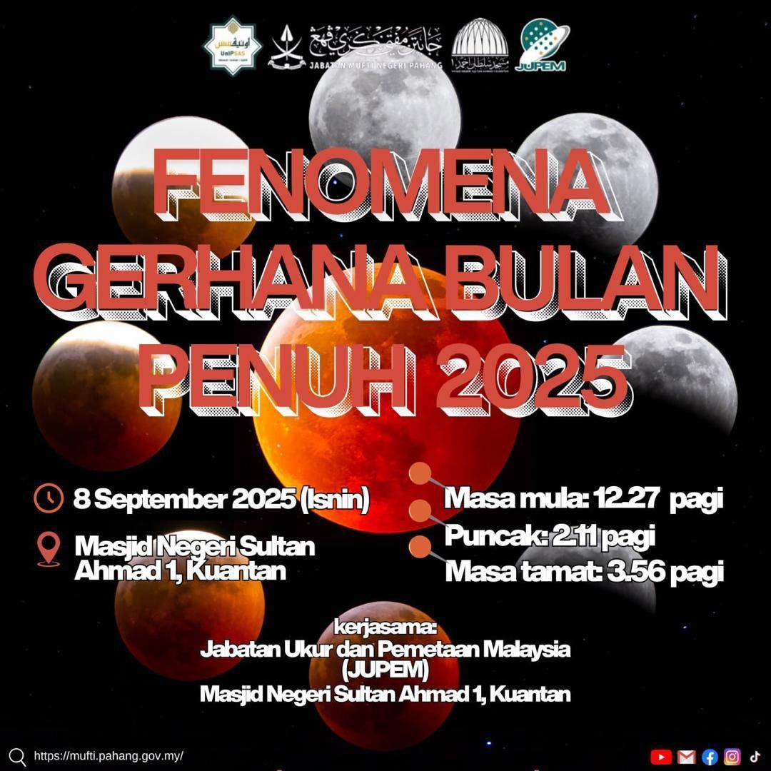 Fenomena Gerhana Bulan Penuh 2025