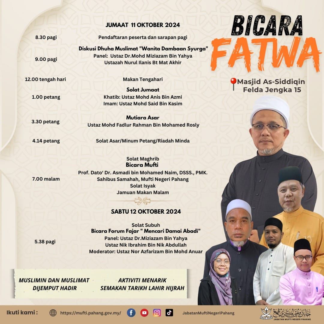 Program Bicara Fatwa Peringkat Daerah Jengka