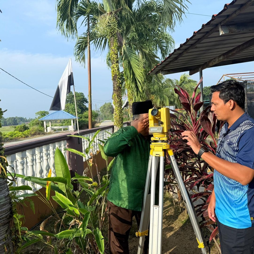 Semakan Permohonan Penentuan Arah Kiblat  SK Maulana Pekan
