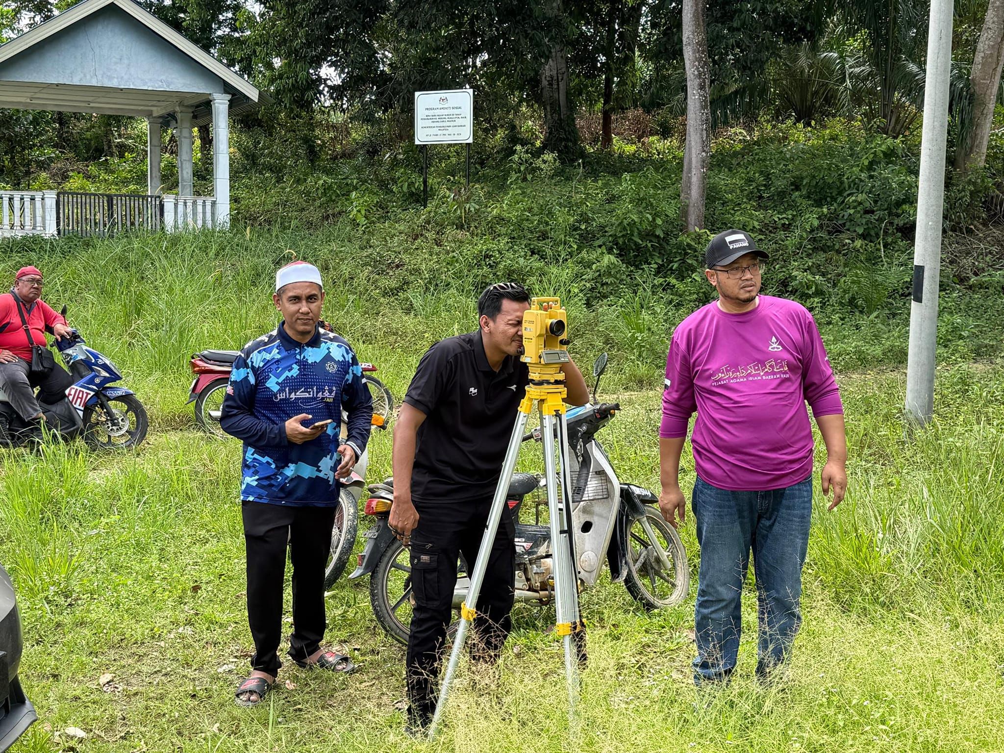 Semakan Arah Kiblat Di Daerah Raub