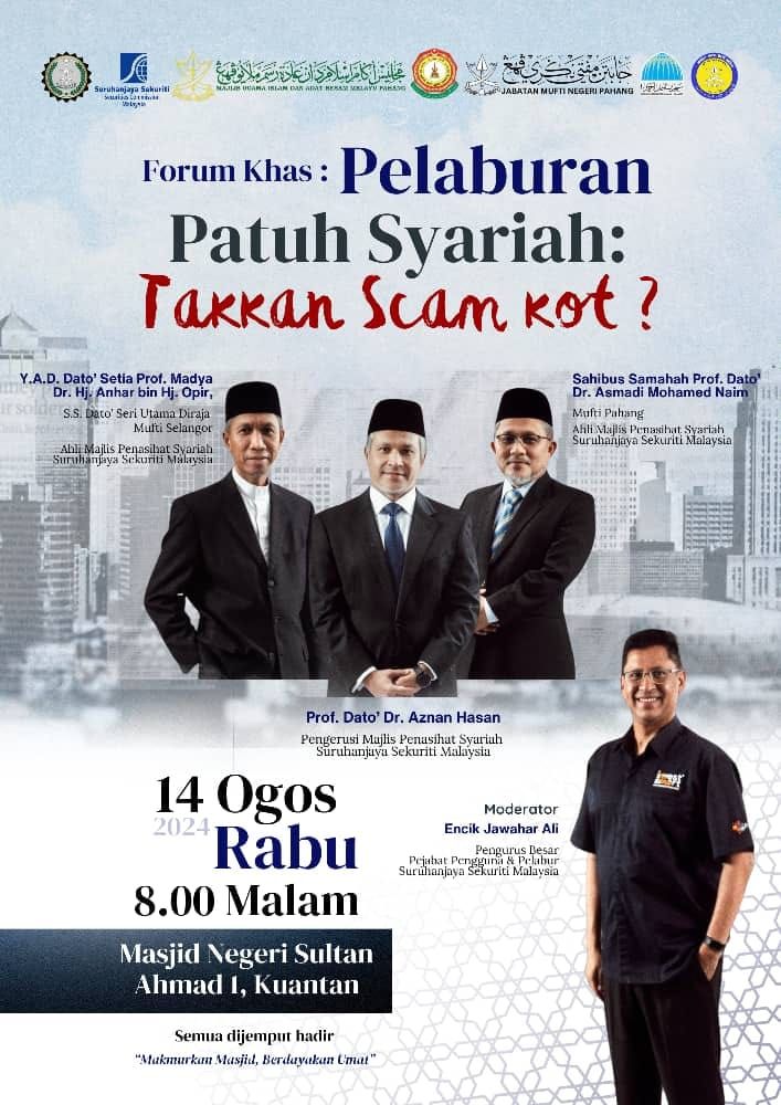 Forum Khas : Pelaburan Patuh Syariah: Takkan Scam Kot?