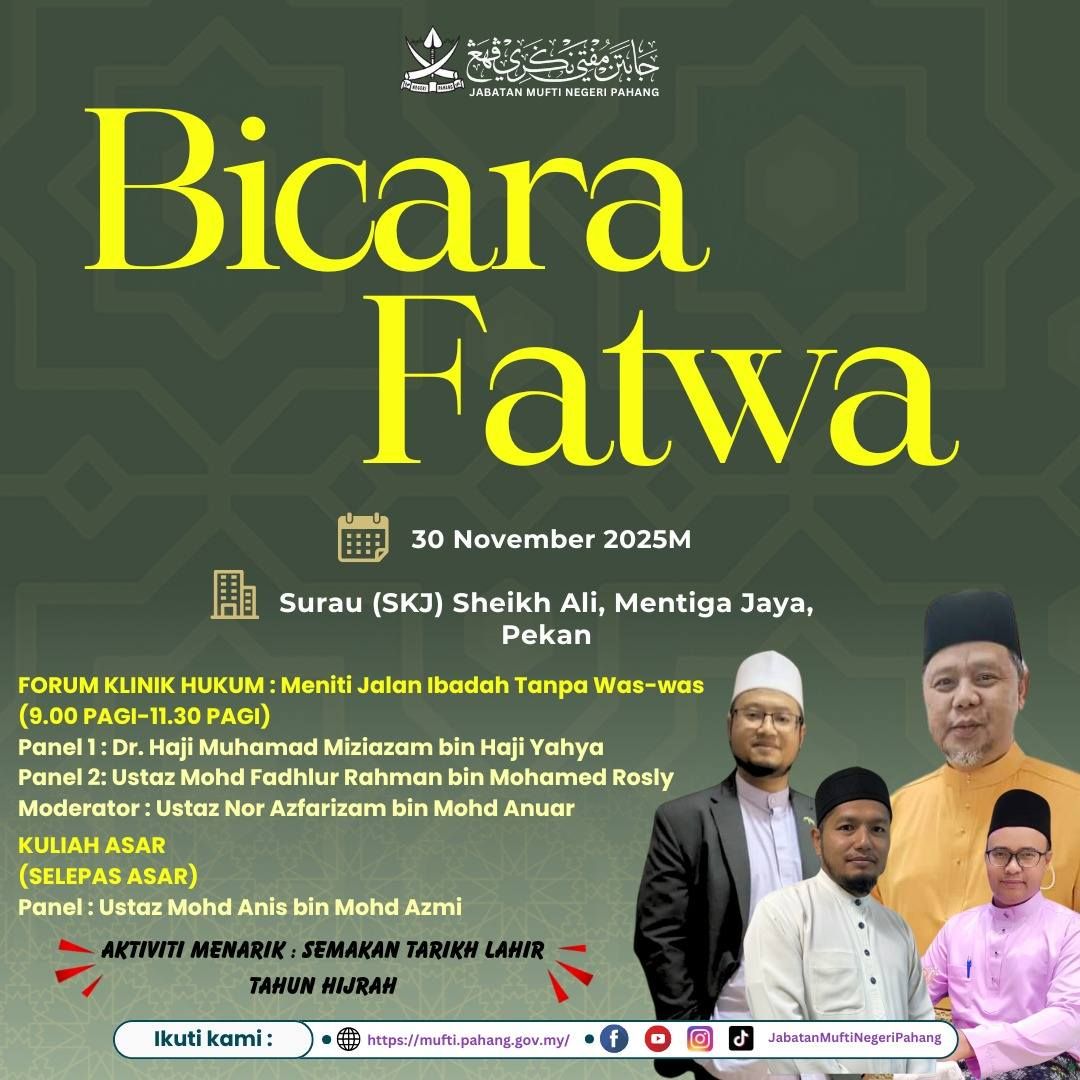 Bicara Fatwa Daerah Pekan