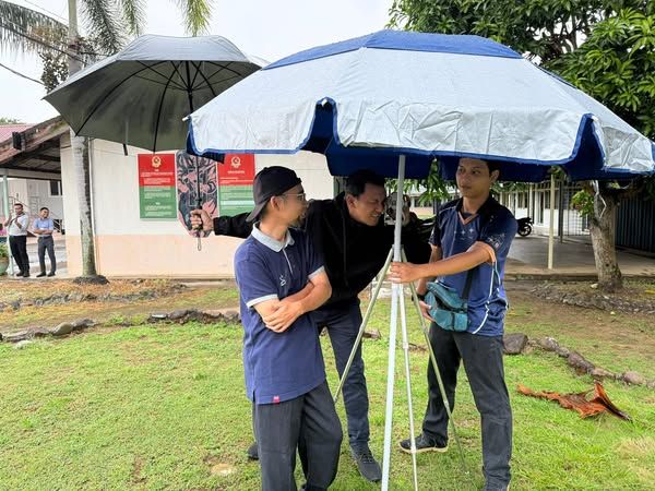 Semakan Arah Kiblat Surau Hubbul Watan, Kem Sri Kuantan