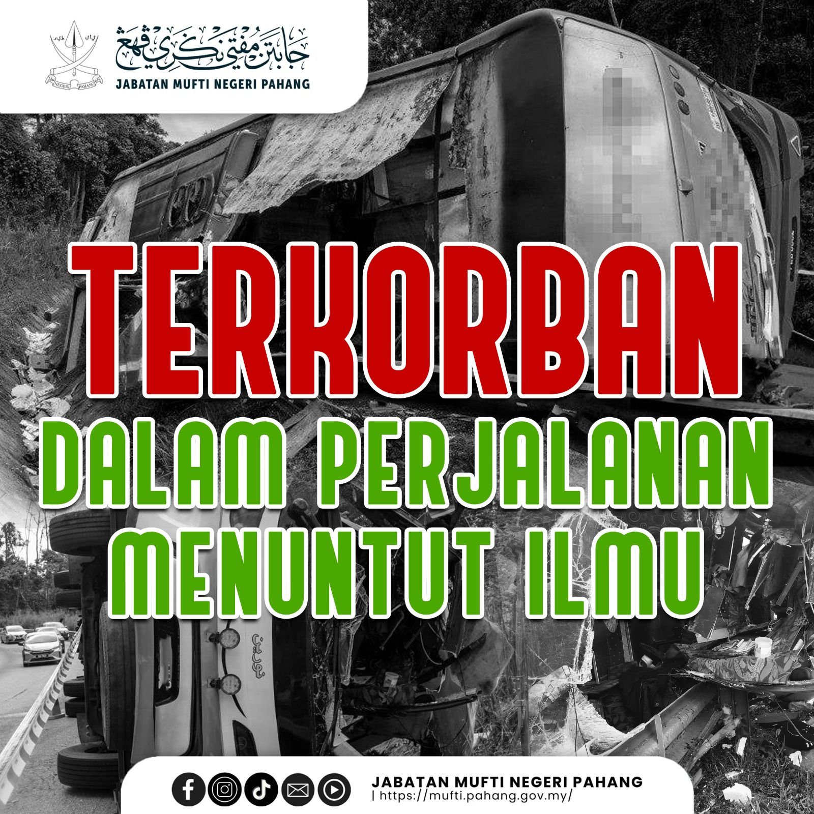Terkorban dalam perjalanan menuntut ilmu