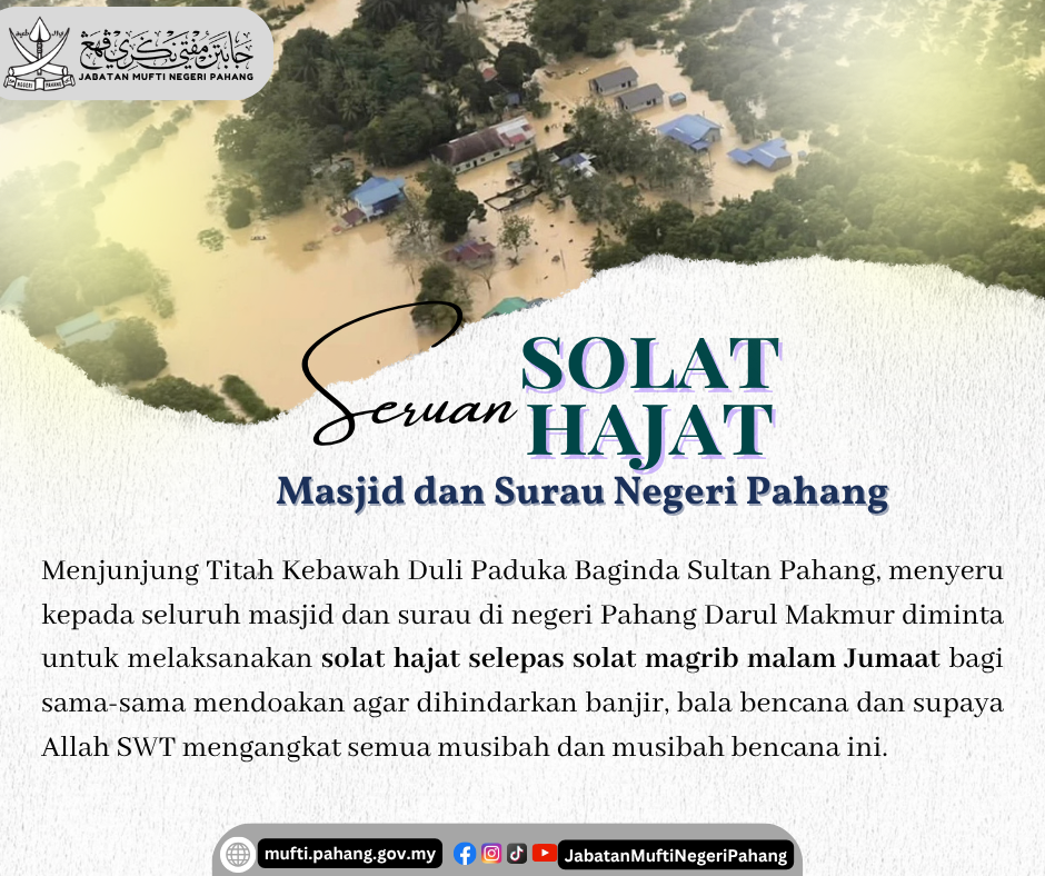 Seruan Solat Hajat Bencana Banjir