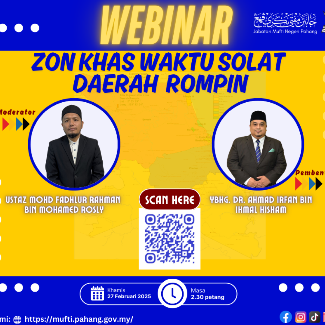 Program Webinar Zon Khas Daerah Rompin